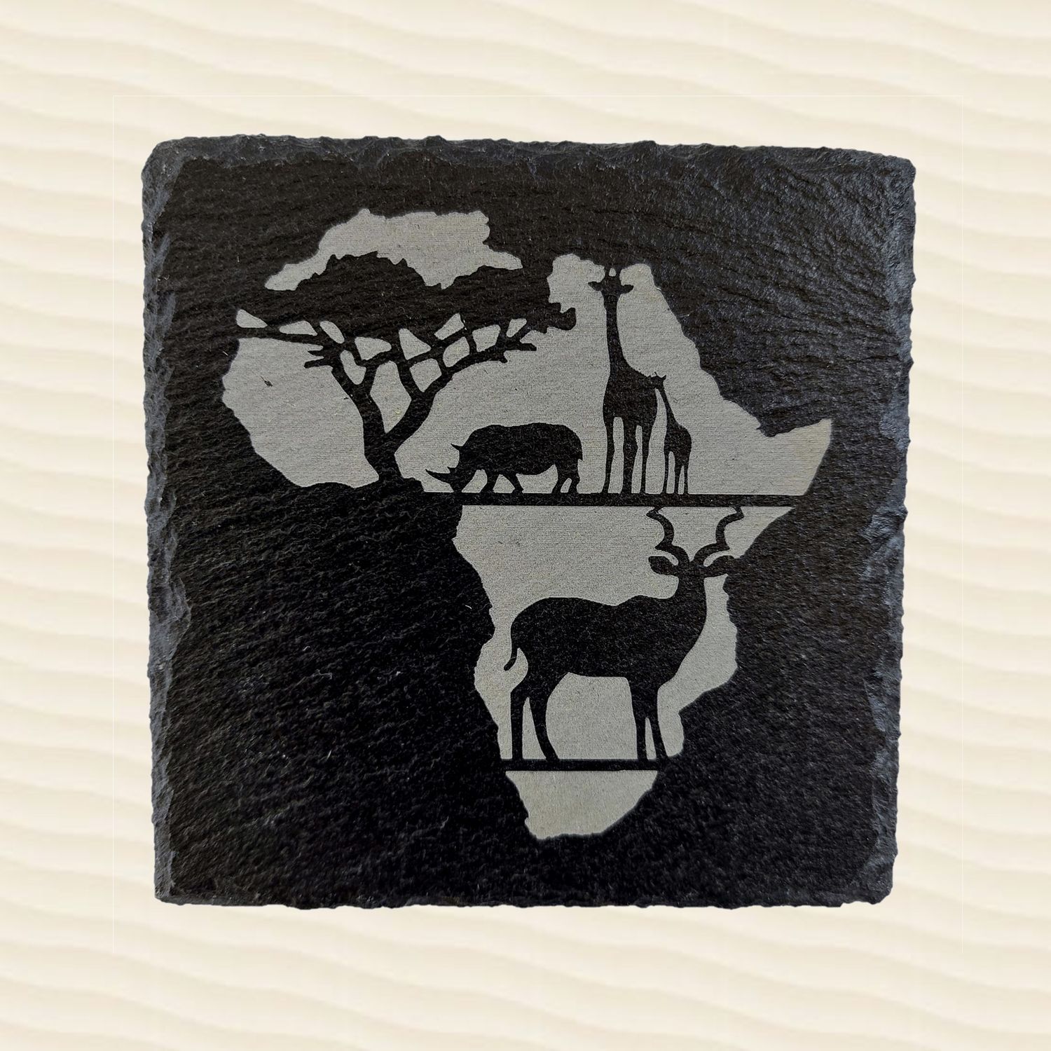 Coasters Slate set of 4  Kudu in Africa