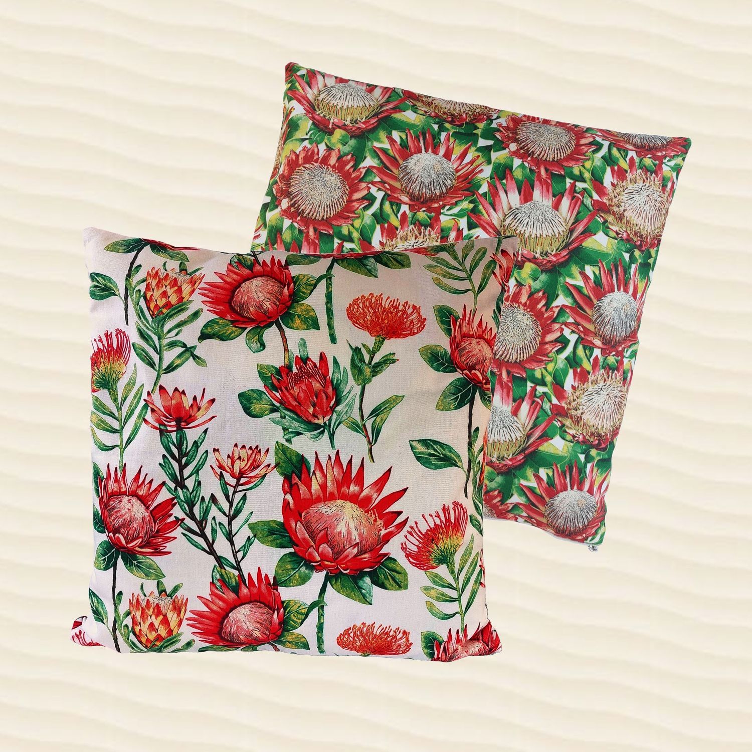 Cushion Covers - Protea Print
