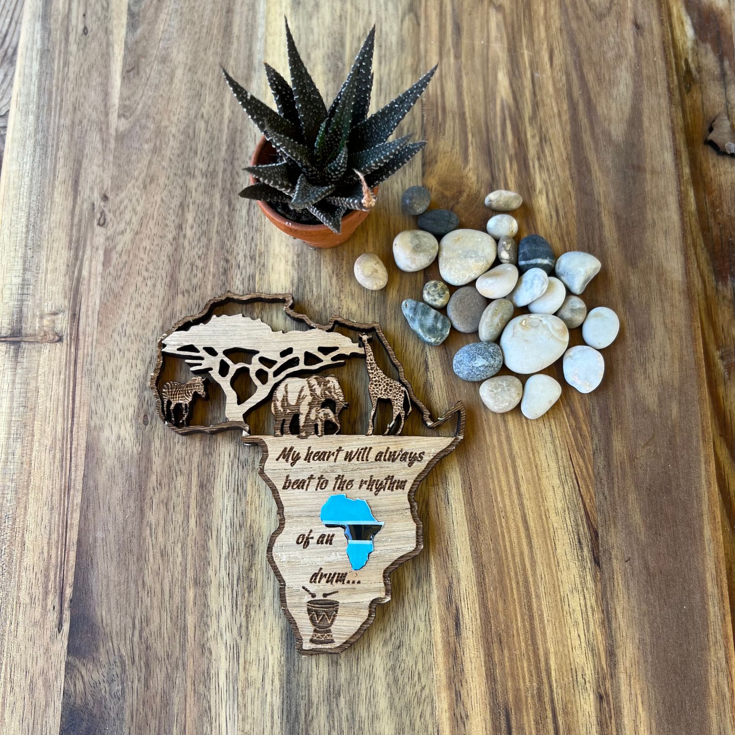 Africa - Fridge magnet BOTSWANA FLAG