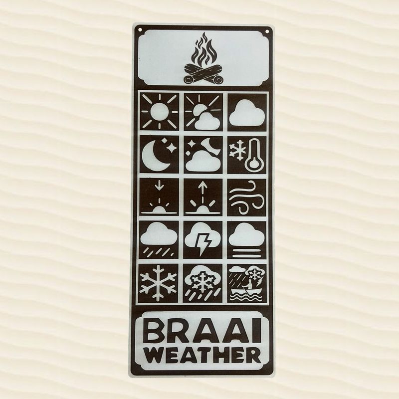 Braai Weather Sign