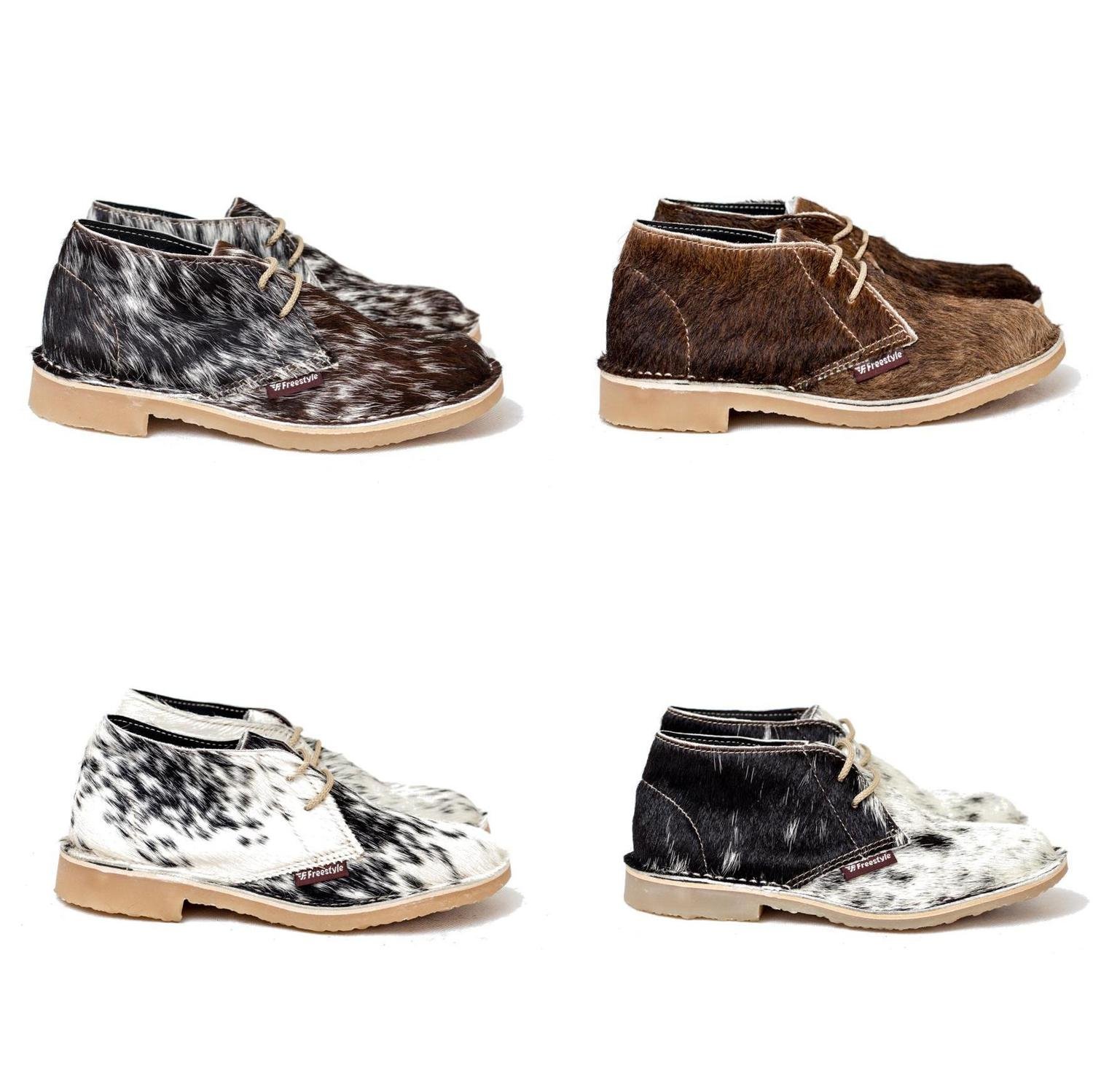 Desert Boots / Veldskoen Nguni Hair-on
