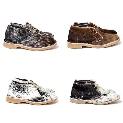 Desert Boots / Veldskoen Nguni Hair-on