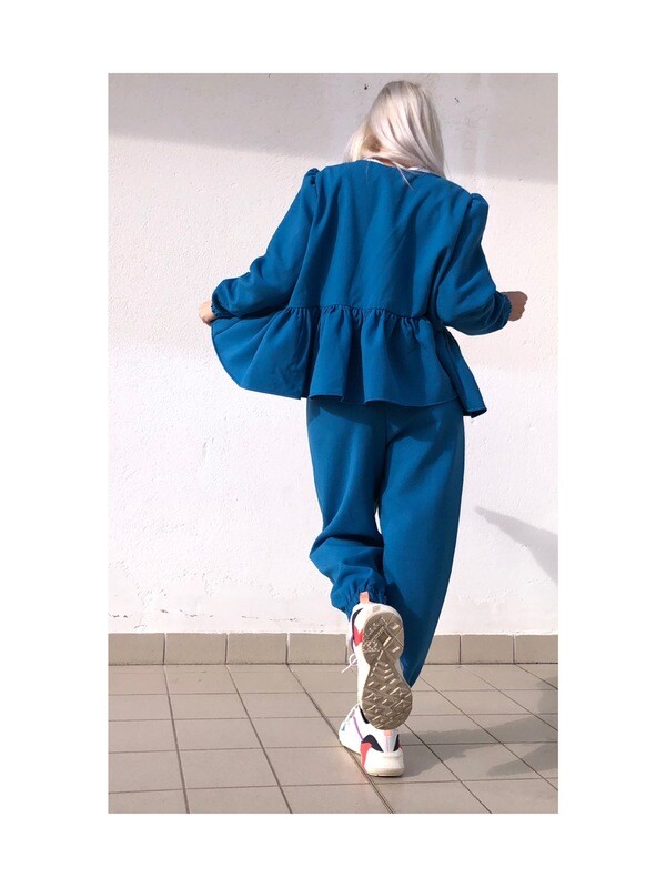 Completo Sport-Sbuffo Azzurro Completo Sport-Sbuffo Azzurro
