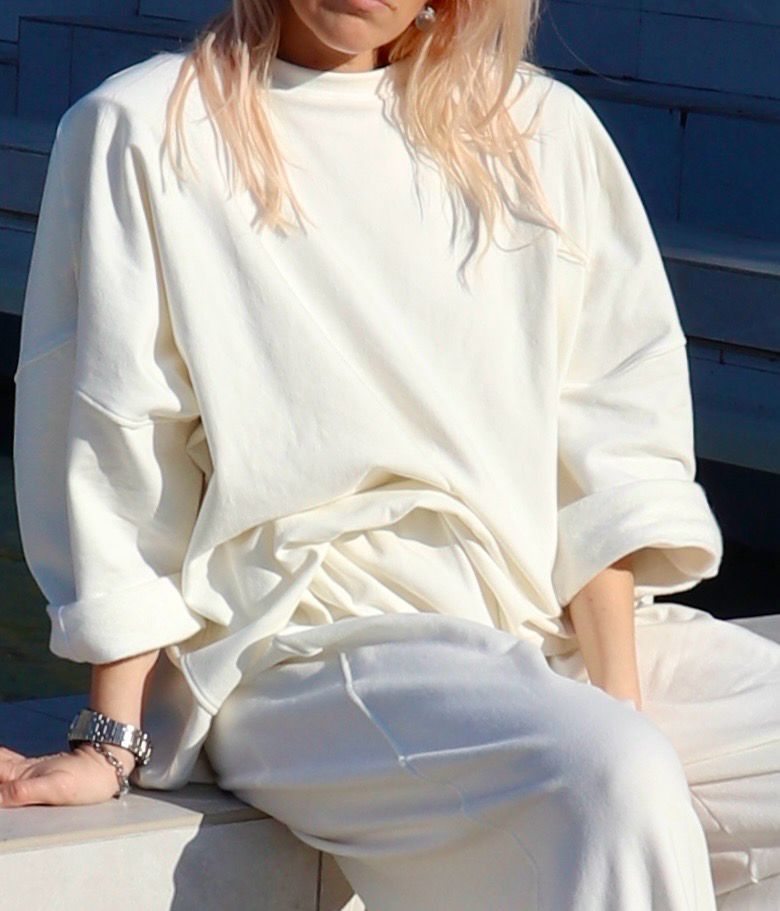 Tuta CosyWear/ bianco panna