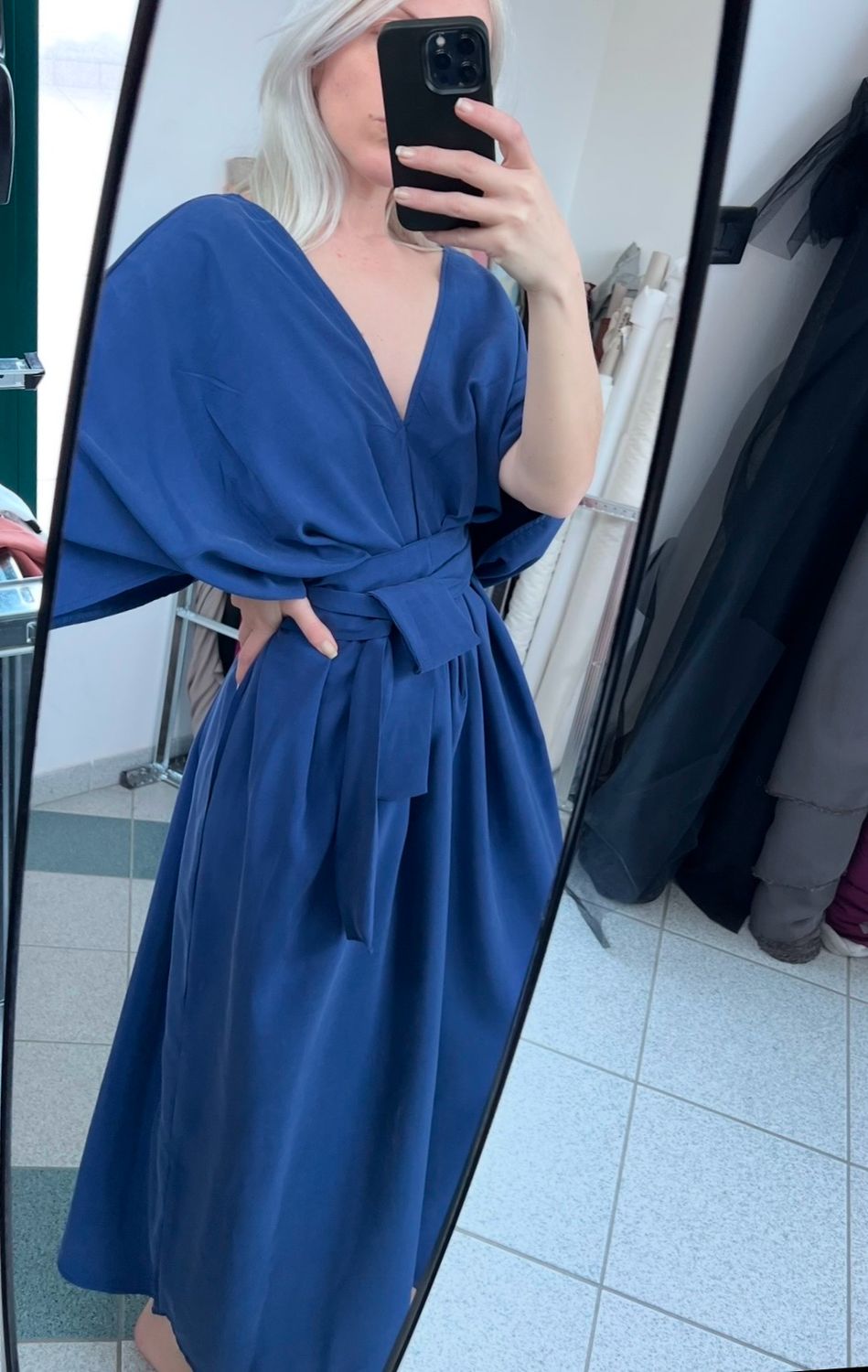 Maxi tuta a V/ Bluette