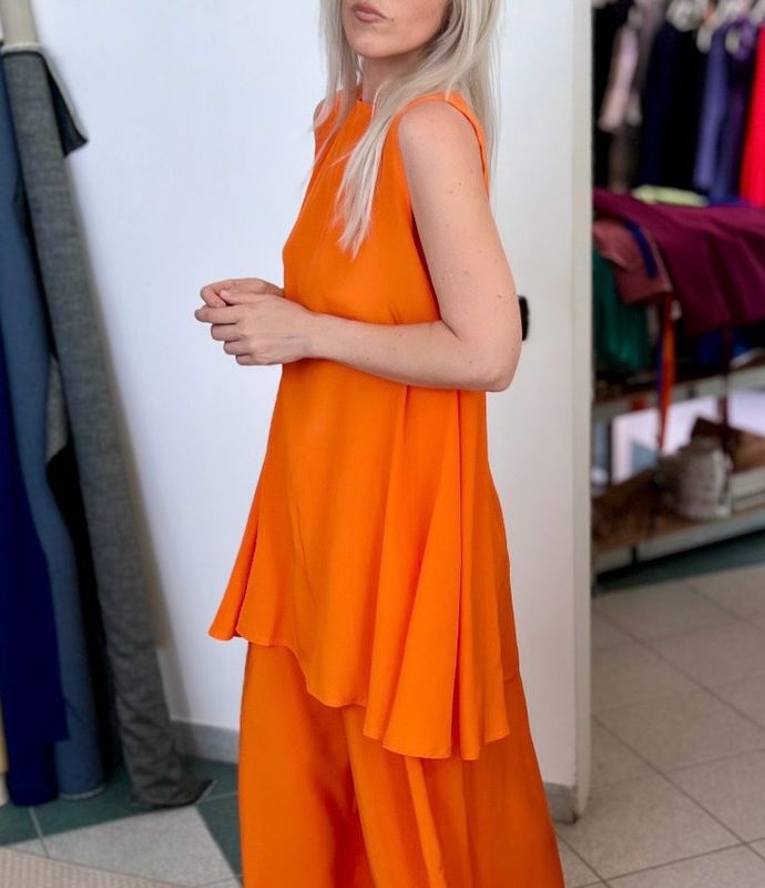 Completo con Maxi top svasato + Pantalone 