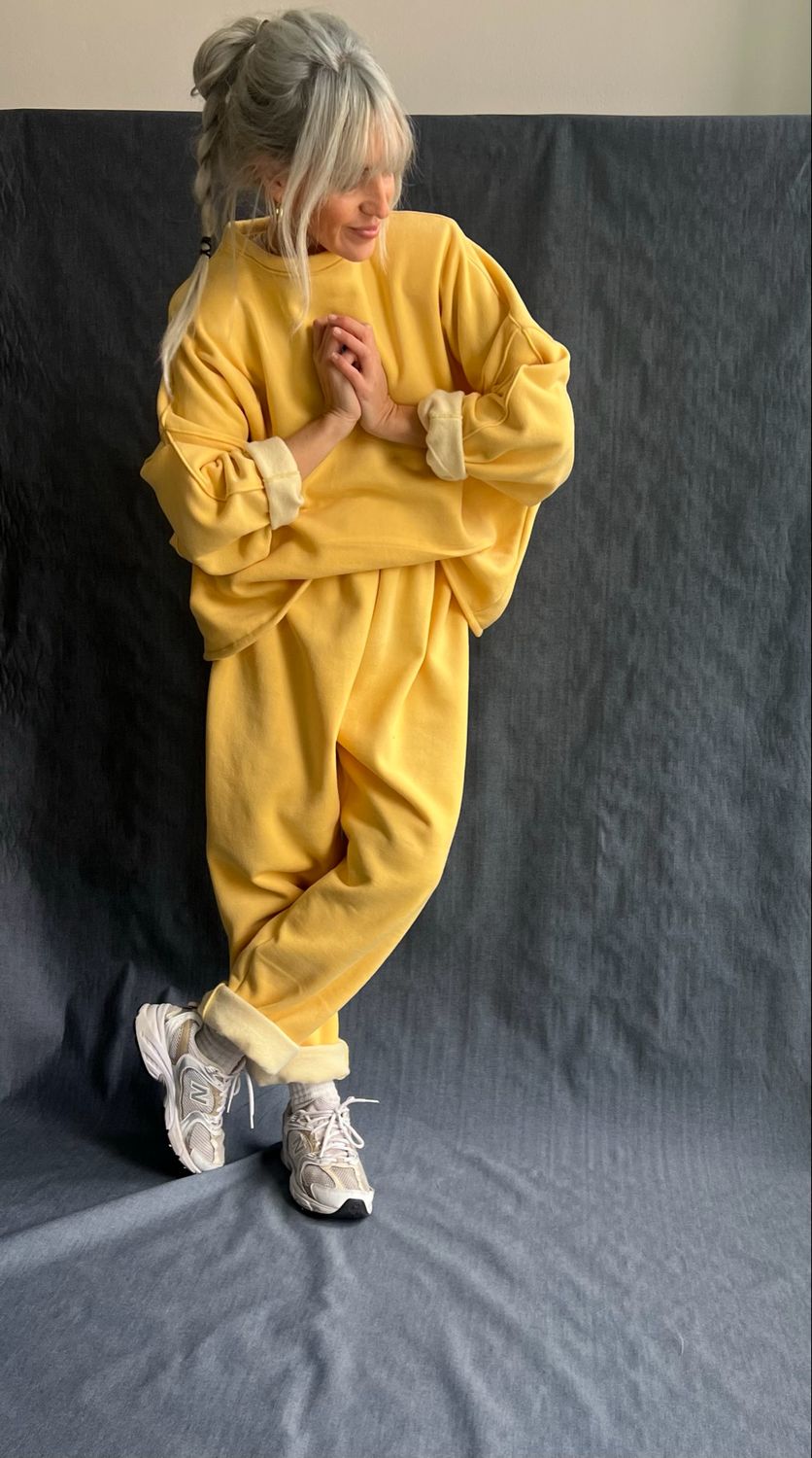 Tuta CosyWear/ giallo banana