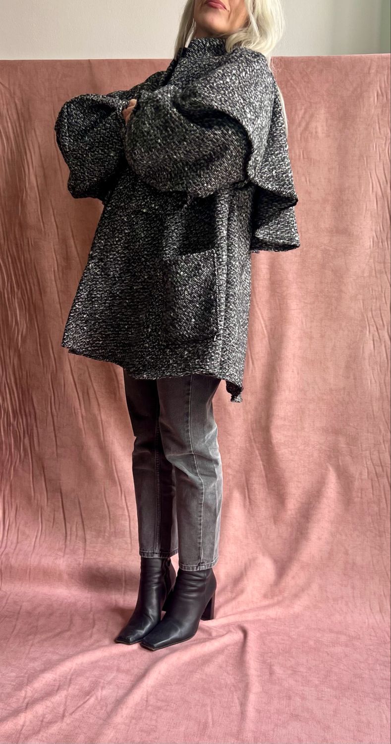 Cappotto con mantellina / sale-pepe
