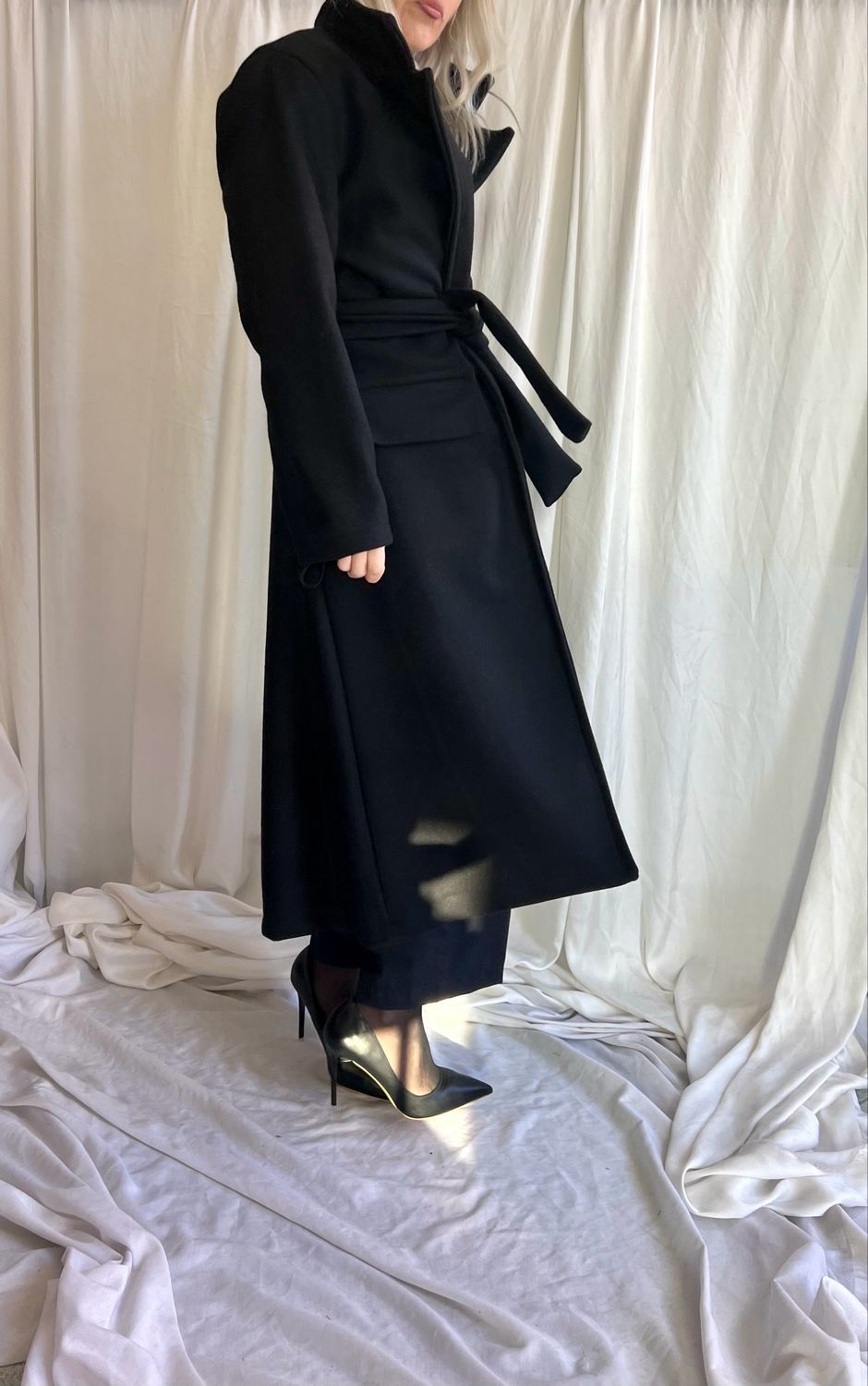 Cappotto lungo - Nero