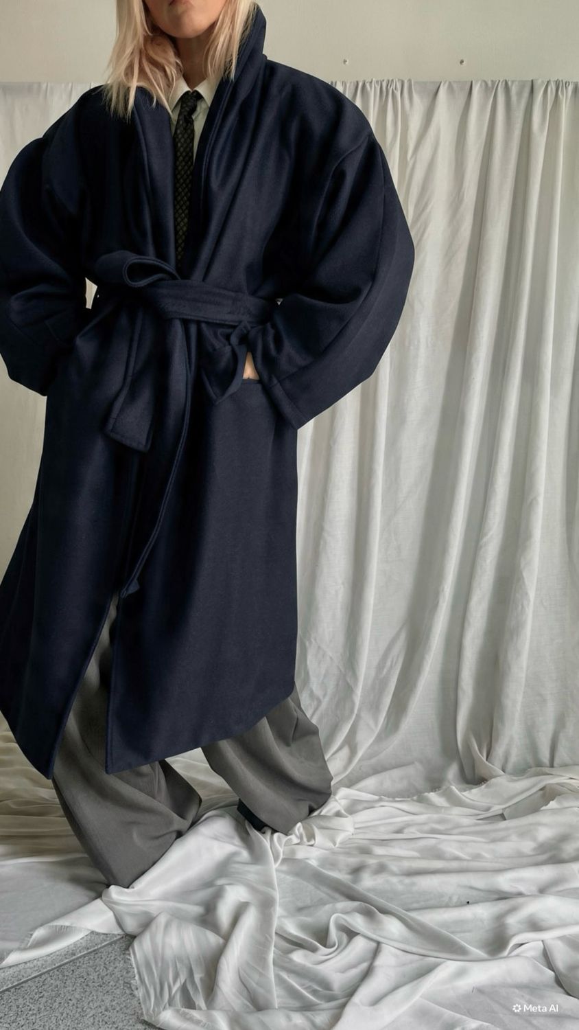 Cappotto Blu navy
