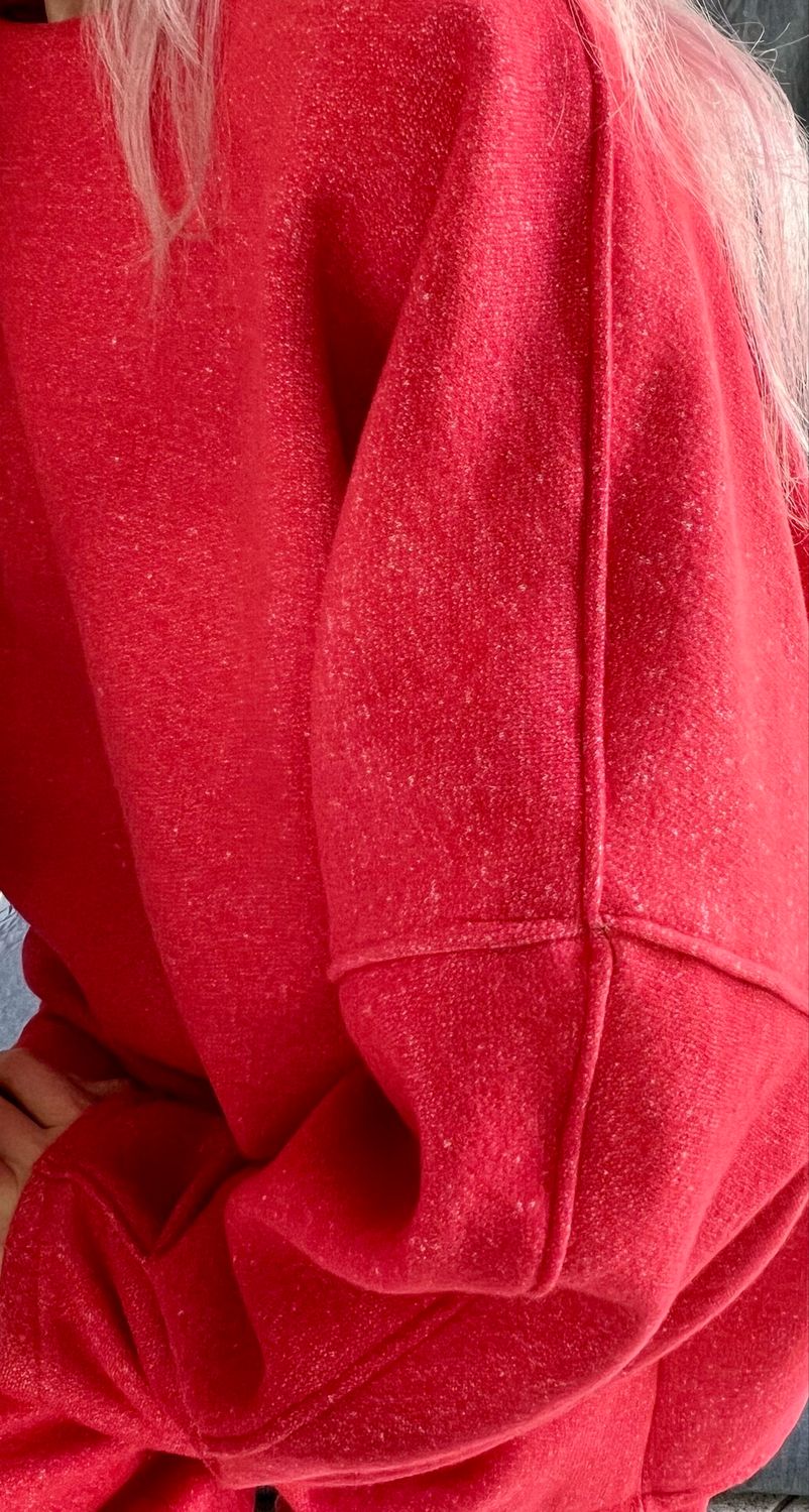 Tuta CosyWear/corallo mélange