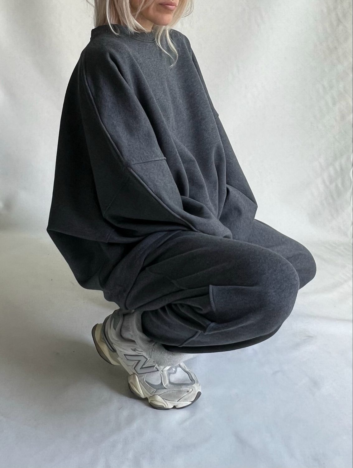 Tuta CosyWear/grigio garzato