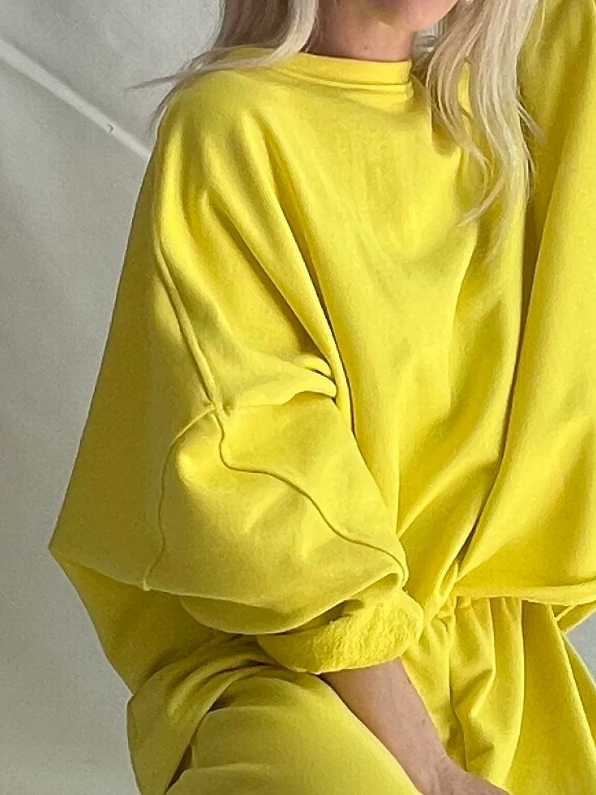 Tuta CosyWear/limone garzato