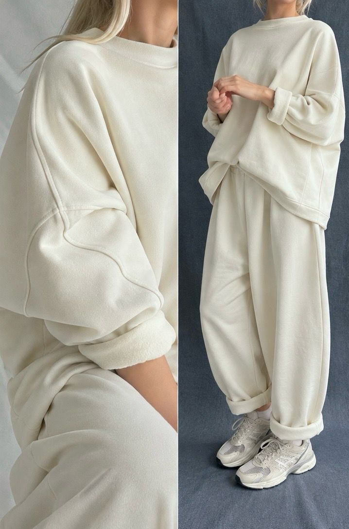 Tuta CosyWear/ panna cotone