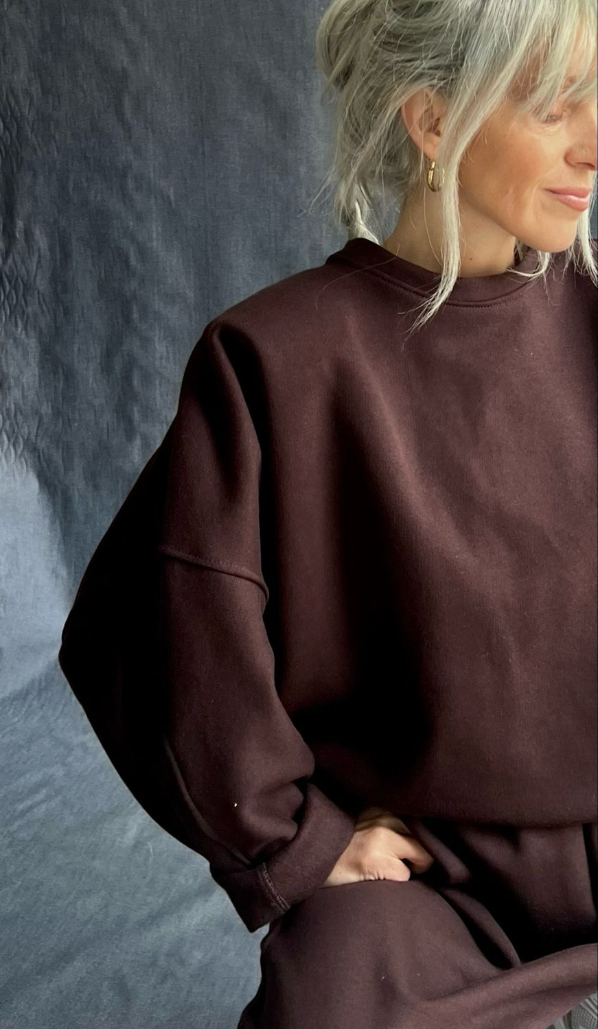 Tuta CosyWear/ cacao cotone caldo