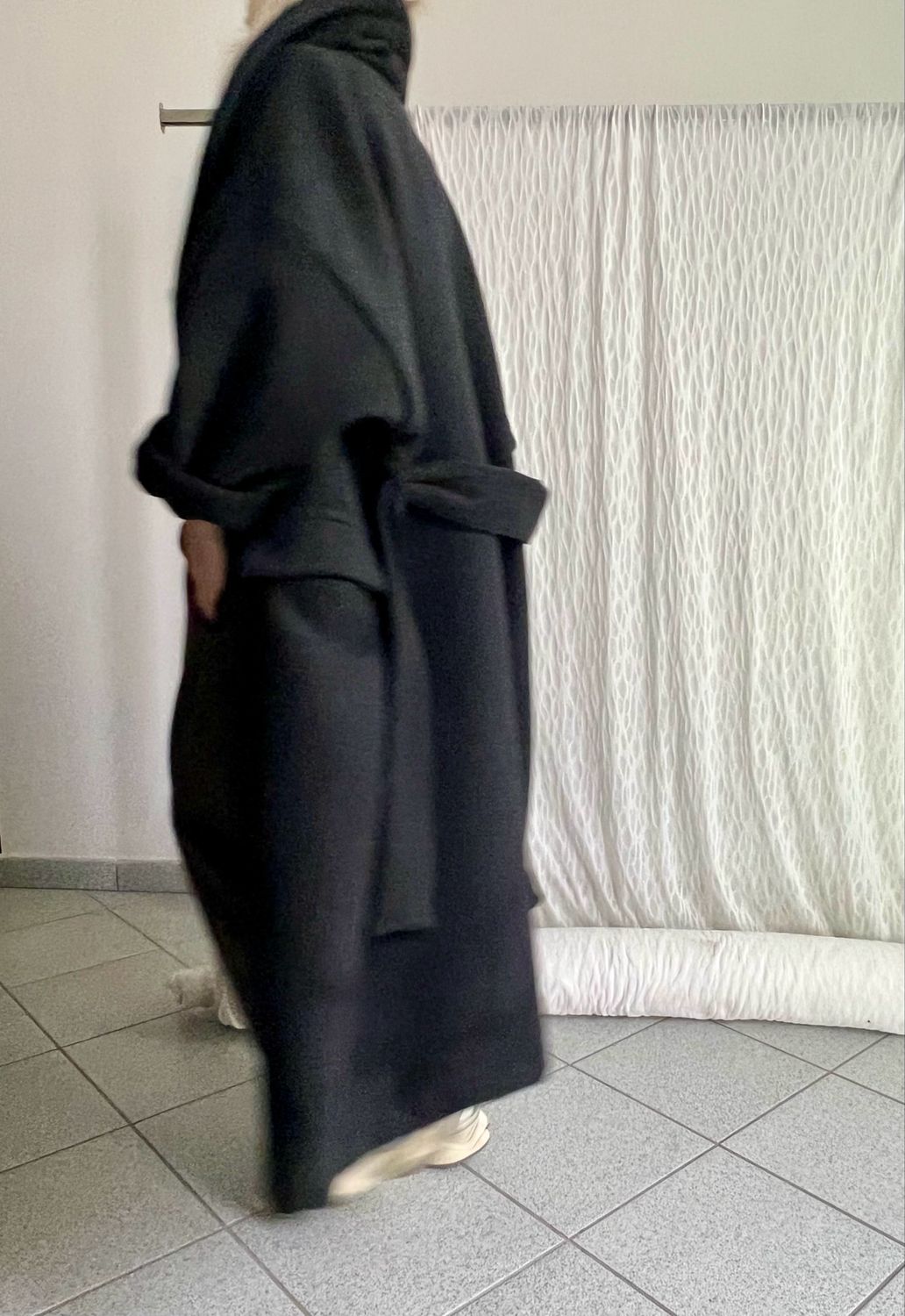 Cappotto antracite/ double