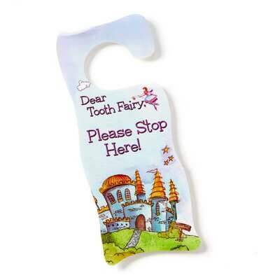 Tooth Fairy Door Hanger - Fairyland Blue Tooth Fairy Door Hanger - Fairyland Blue