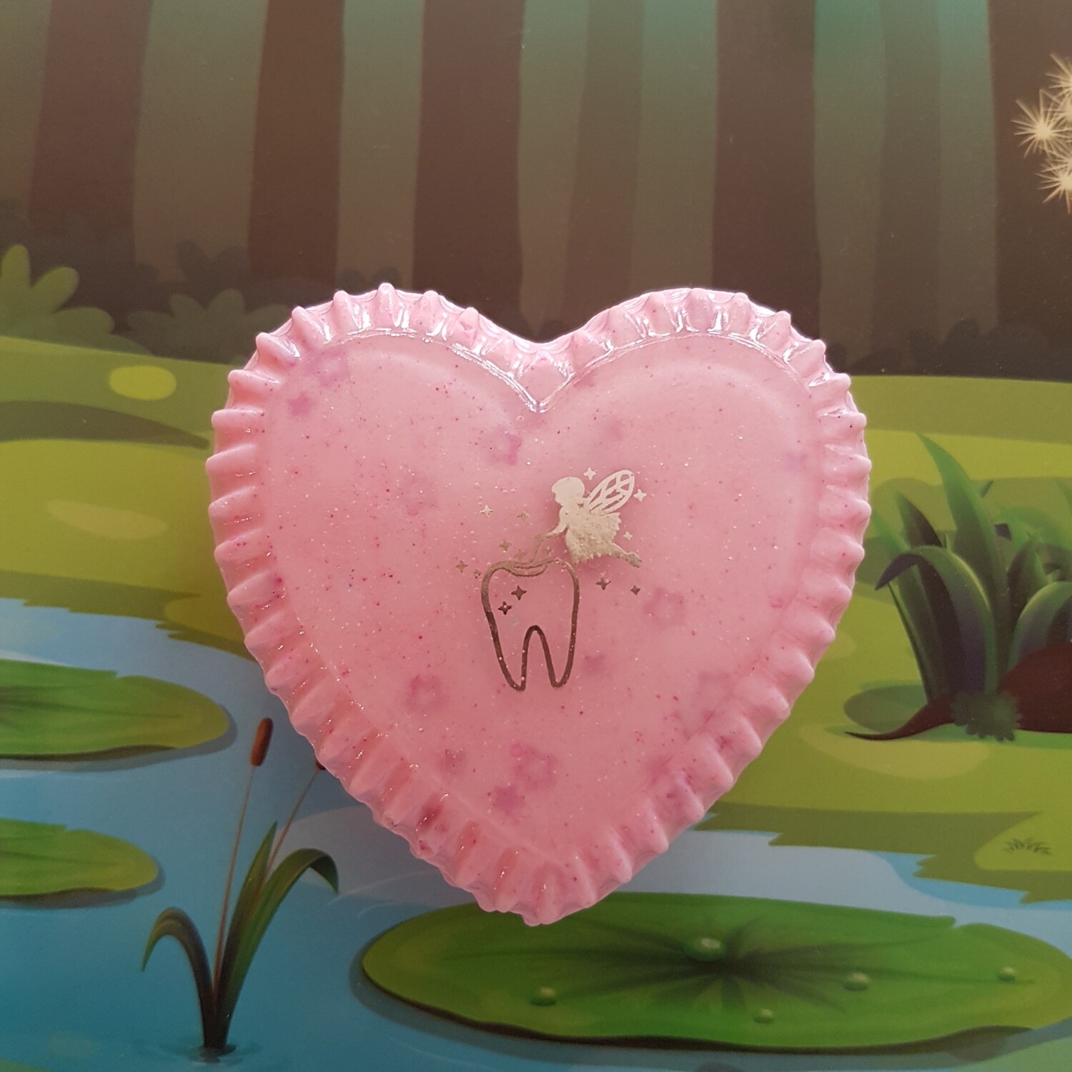 Marshmallow Pink Heart Tooth Fairy Box