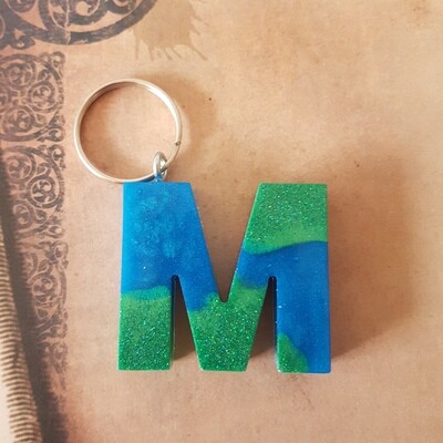 Letter M Key Ring