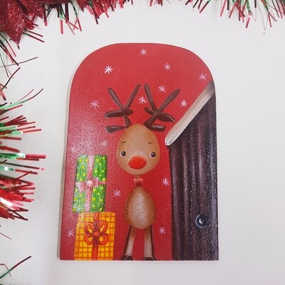Rudolf Reindeer Fairy Door