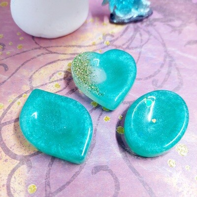 Worry Stones Teal Green