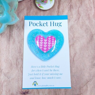 Pocket Hug Pink and Blue