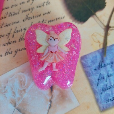 Pink Tooth Fairy Box - Pink Orange Fairy