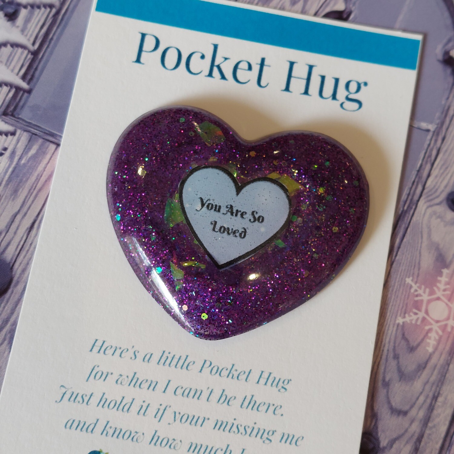 Pocket Hug - Blue Your are so Loved