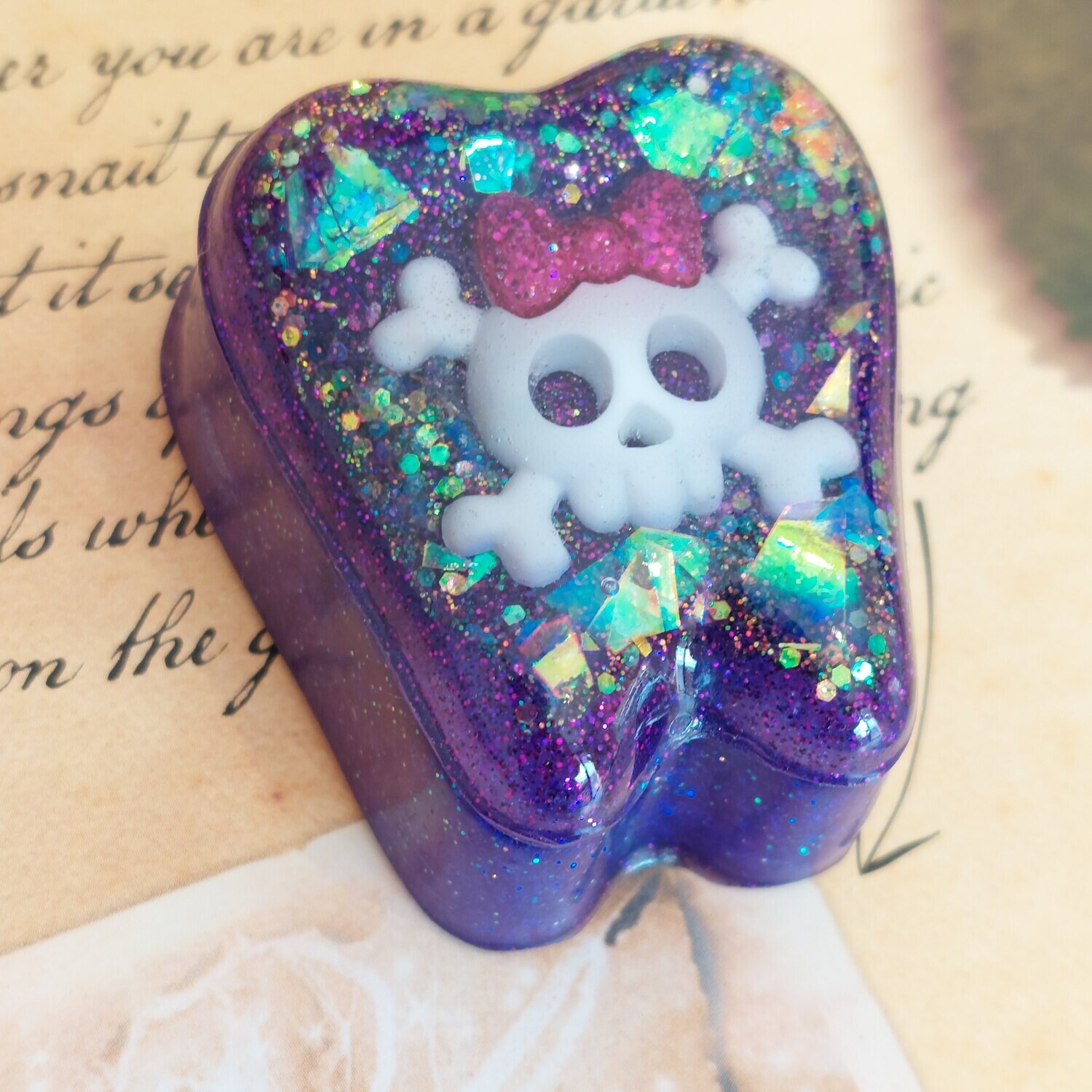Girl Punk Skull Tooth Fairy Box