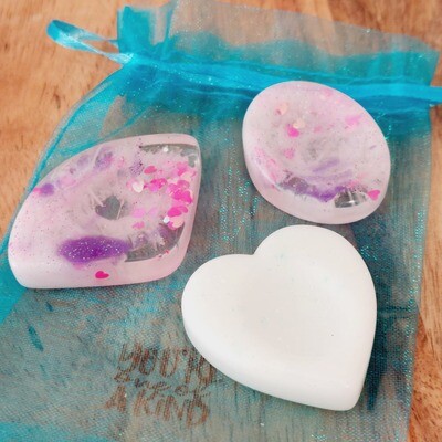 Worry Stones White and Pink