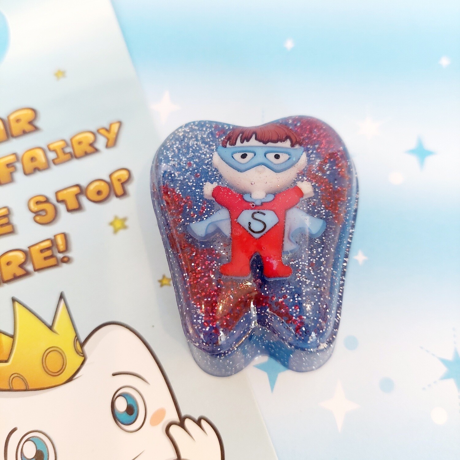 Super Hero Tooth Fairy Box - Glow in the Dark