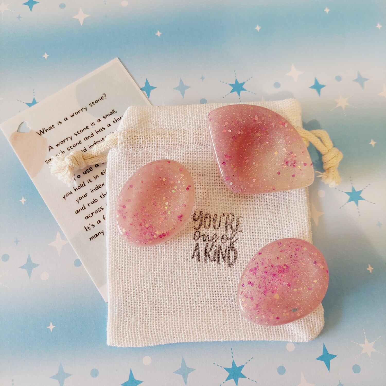 Worry Stones Pink