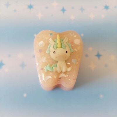 Unicorn Tooth Fairy Box - Pastel Pink