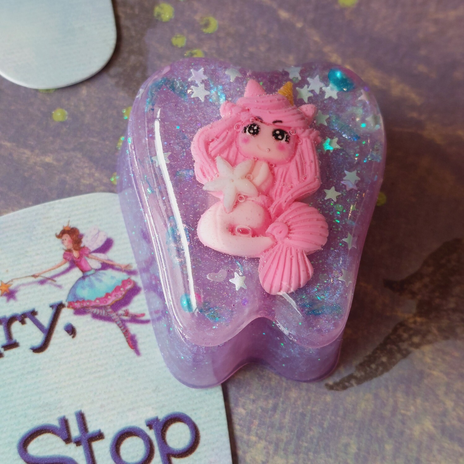Tooth Fairy Box - Purple Mermaid