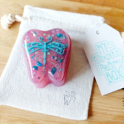 Tooth Fairy Box - Dragonfly Glitter