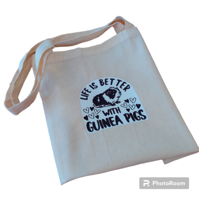 Guinea Pig Tote Bag - Life's Better Natural