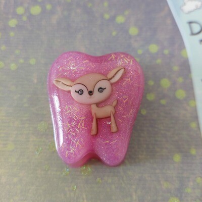 Deer Tooth Fairy Box - Pink