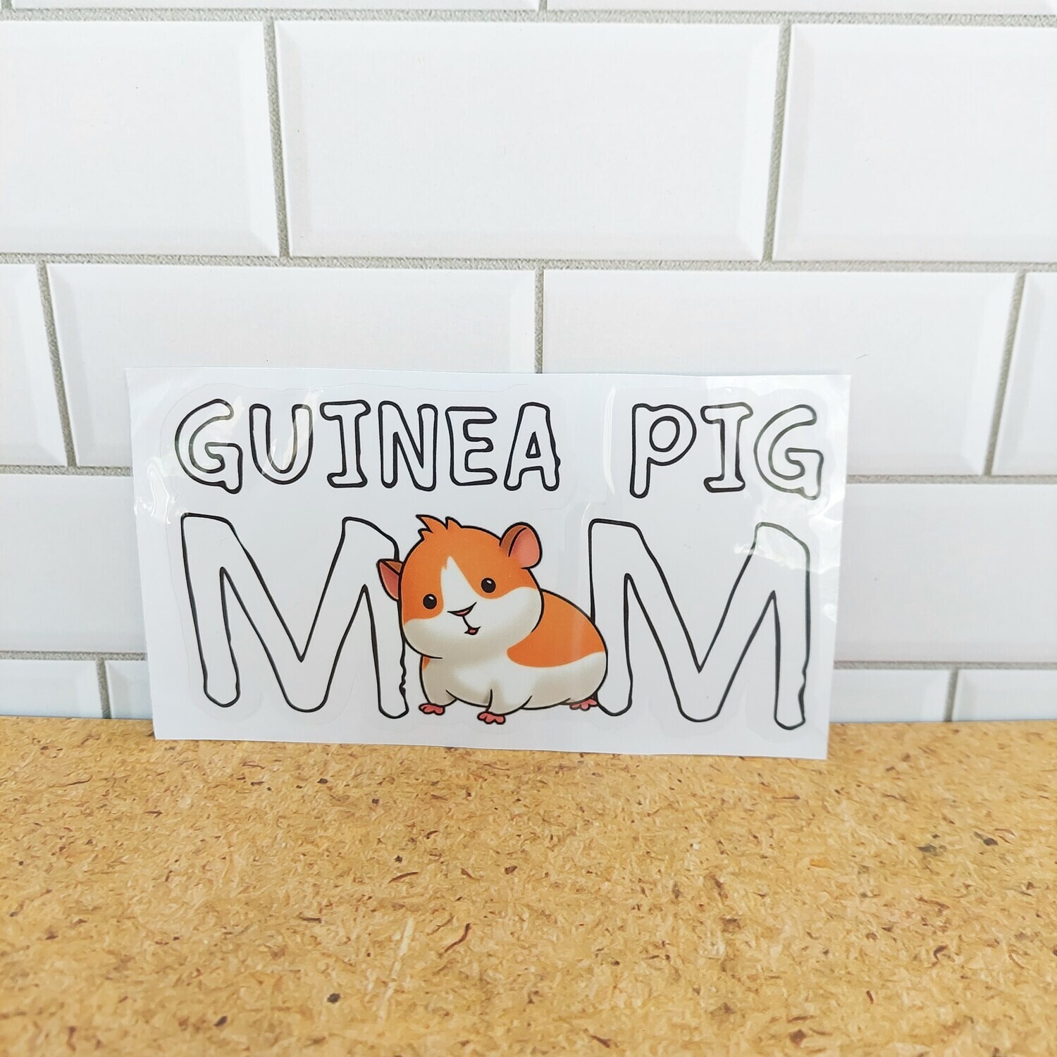 Sticker - Guinea Pig Mum Cartoon