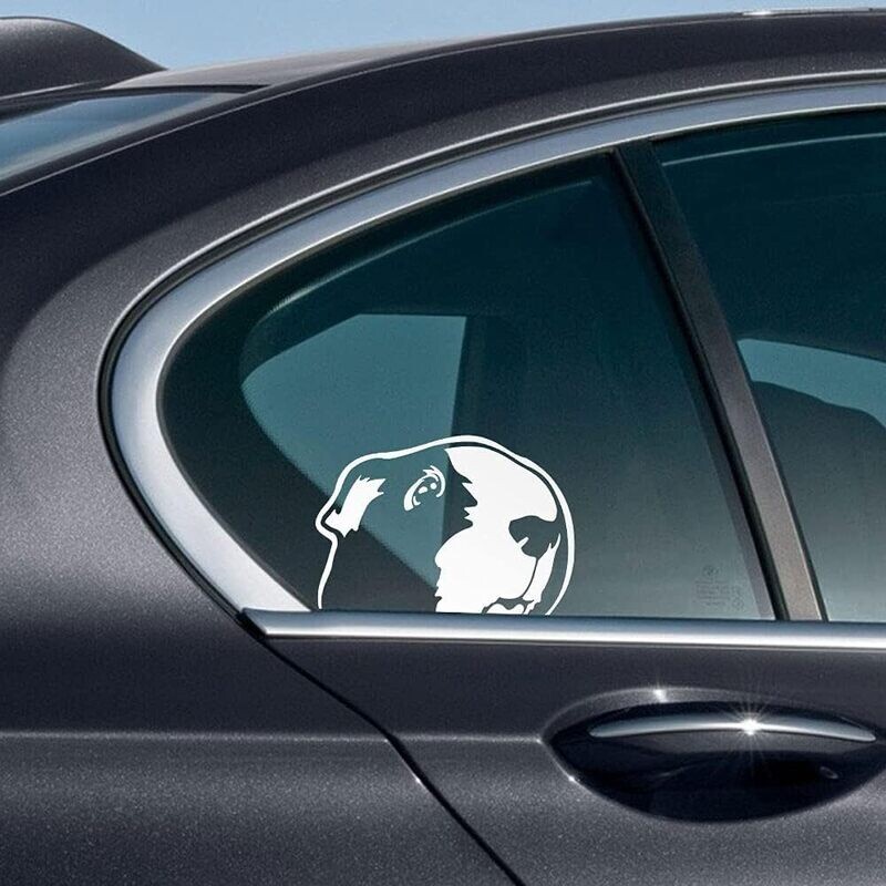 Sticker - Guinea Pig White Silhouette