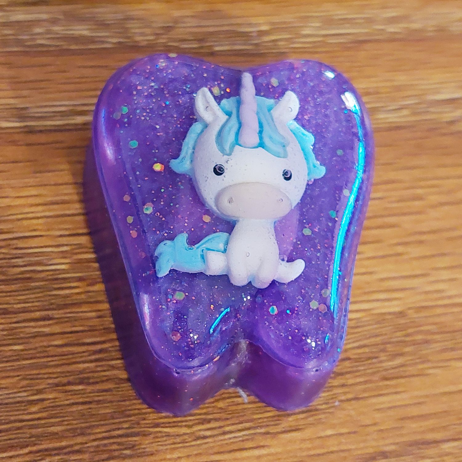 Unicorn Tooth Fairy Box - Purple