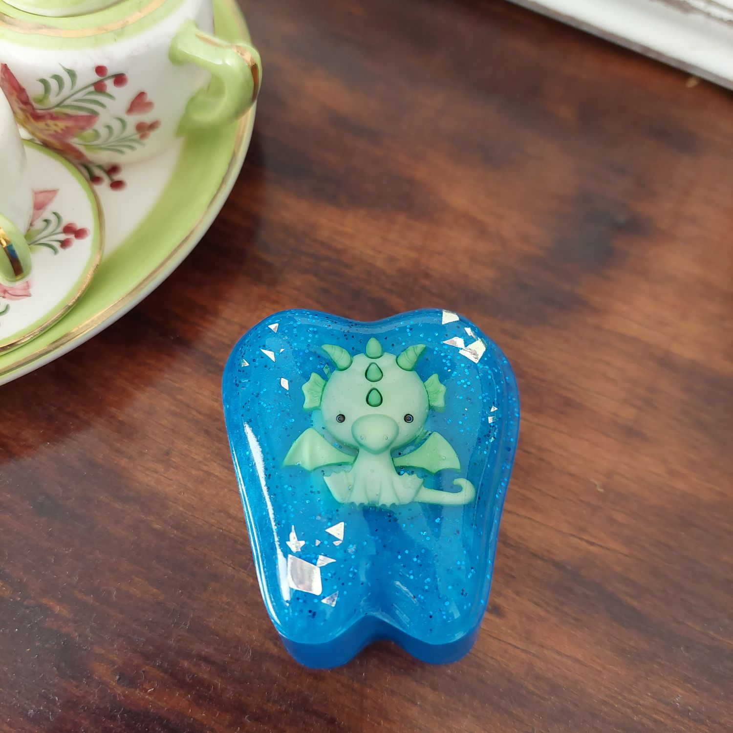Dragon Tooth Fairy Box - Blue