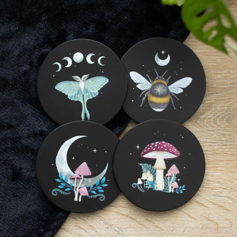 Dark Forest Mdf Coaster Set
