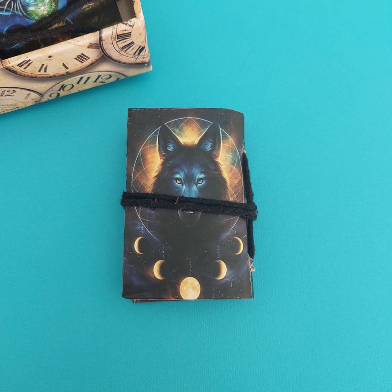 Black Wolf Mini Journal