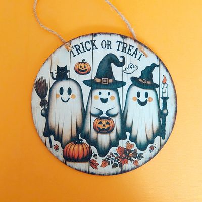 Vintage Look Halloween Wooden Sign &quot;Trick or Treat&quot;