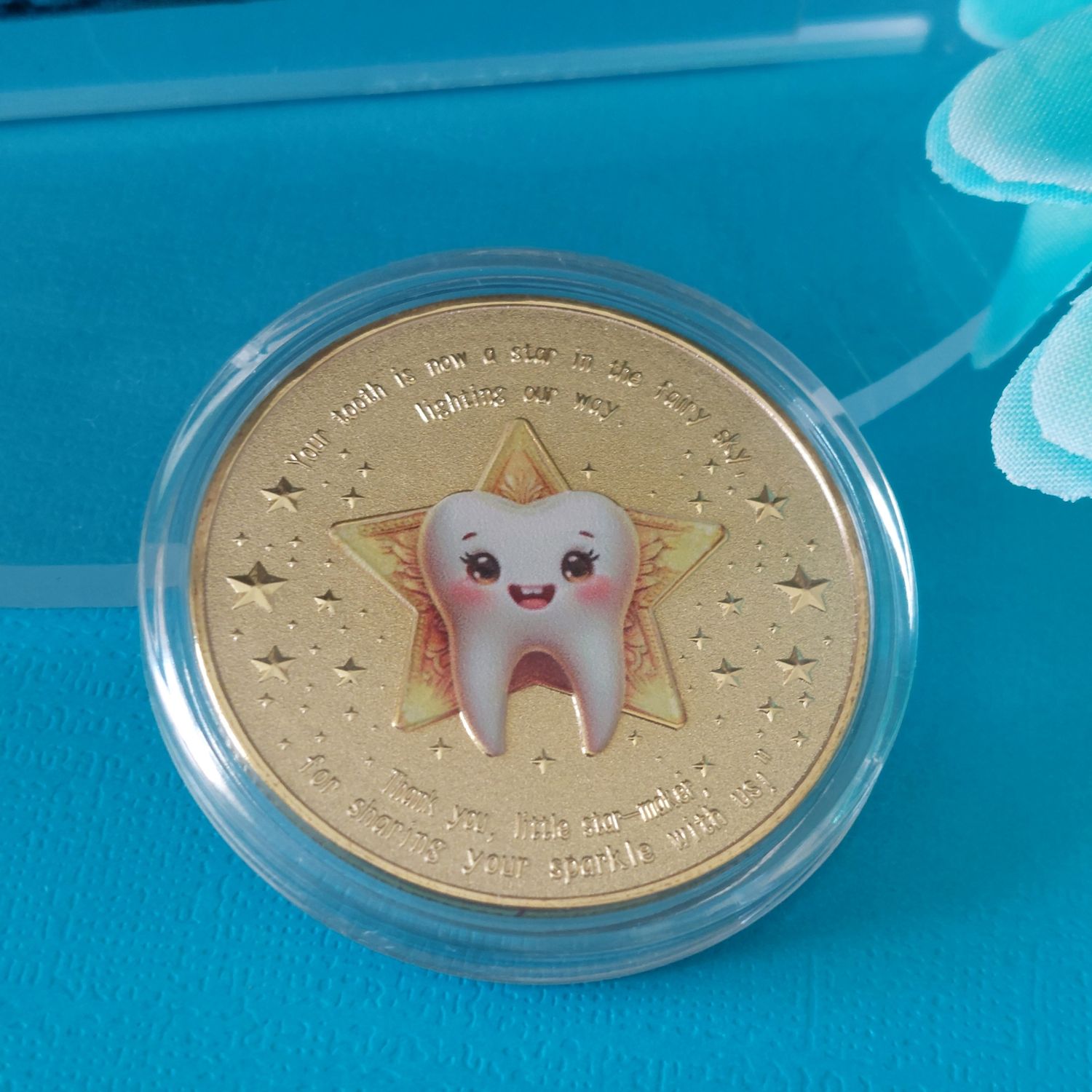 Tooth Fairy metal coin