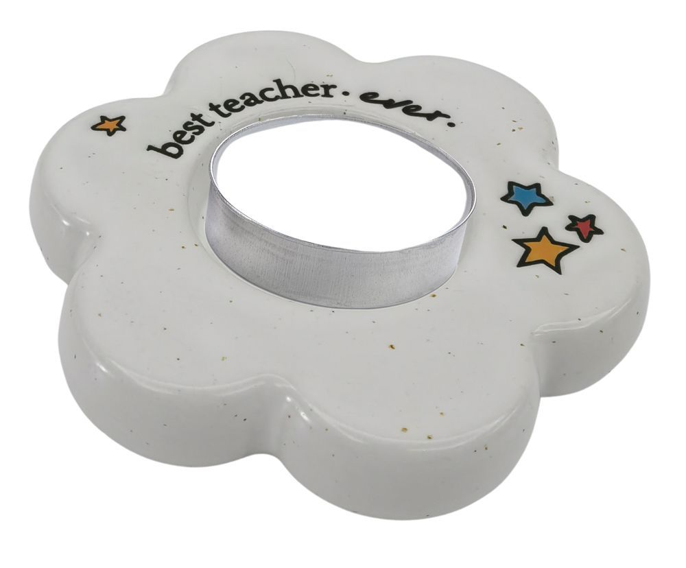 Best Teacher Ever Daisy Tealight Holder