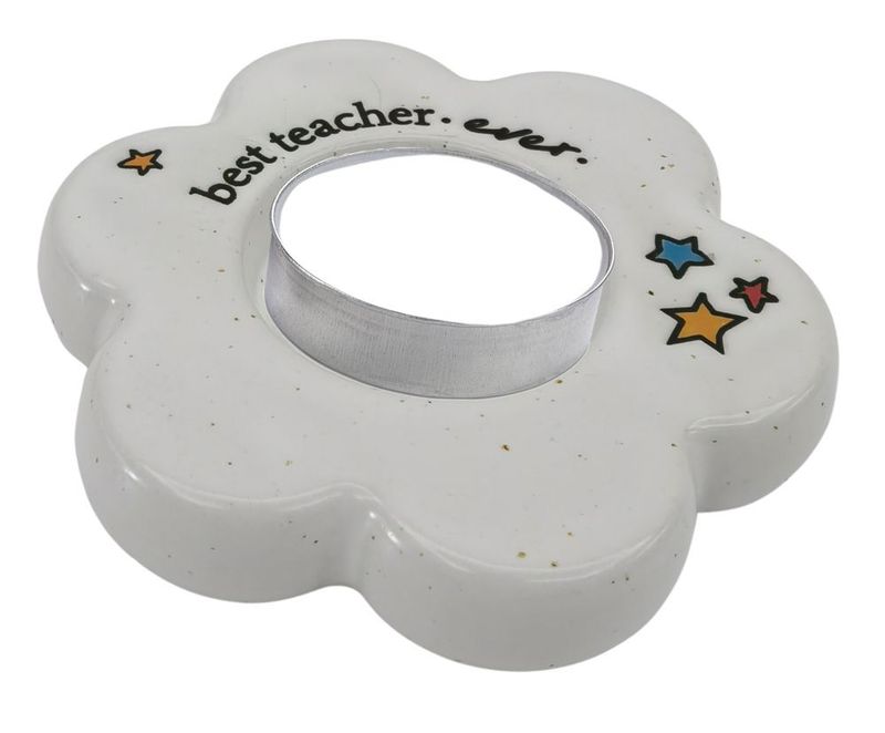 Best Teacher Ever Daisy Tealight Holder