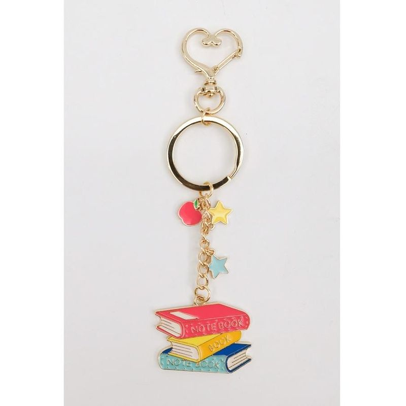 Best Teacher Keyring Red 12cm