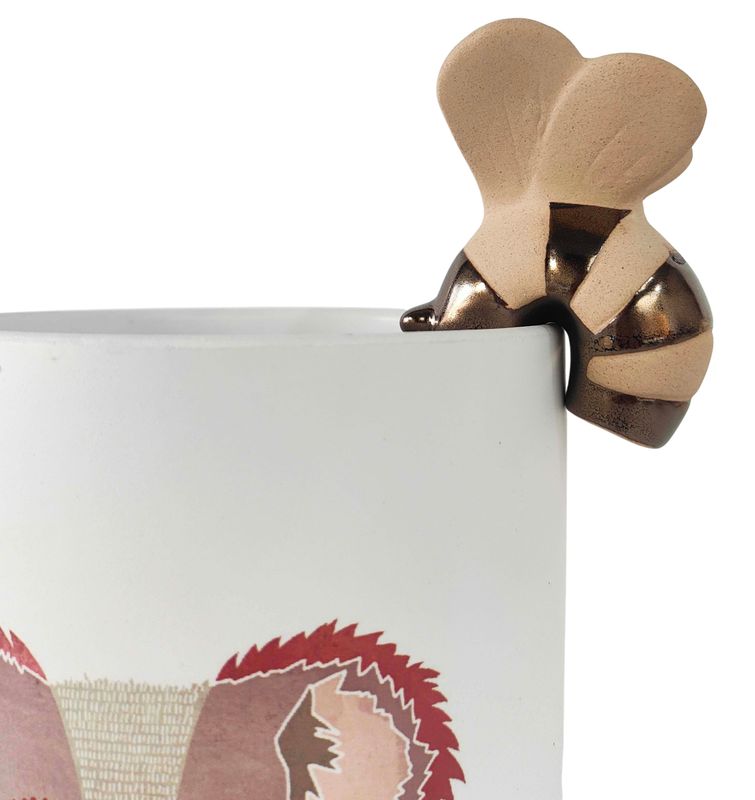 Bee Pot Hanger Gold 7cm