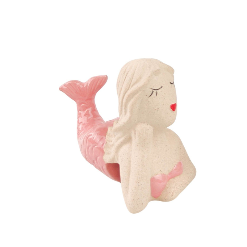 Mermaid Pot Hanger Pink 9cm
